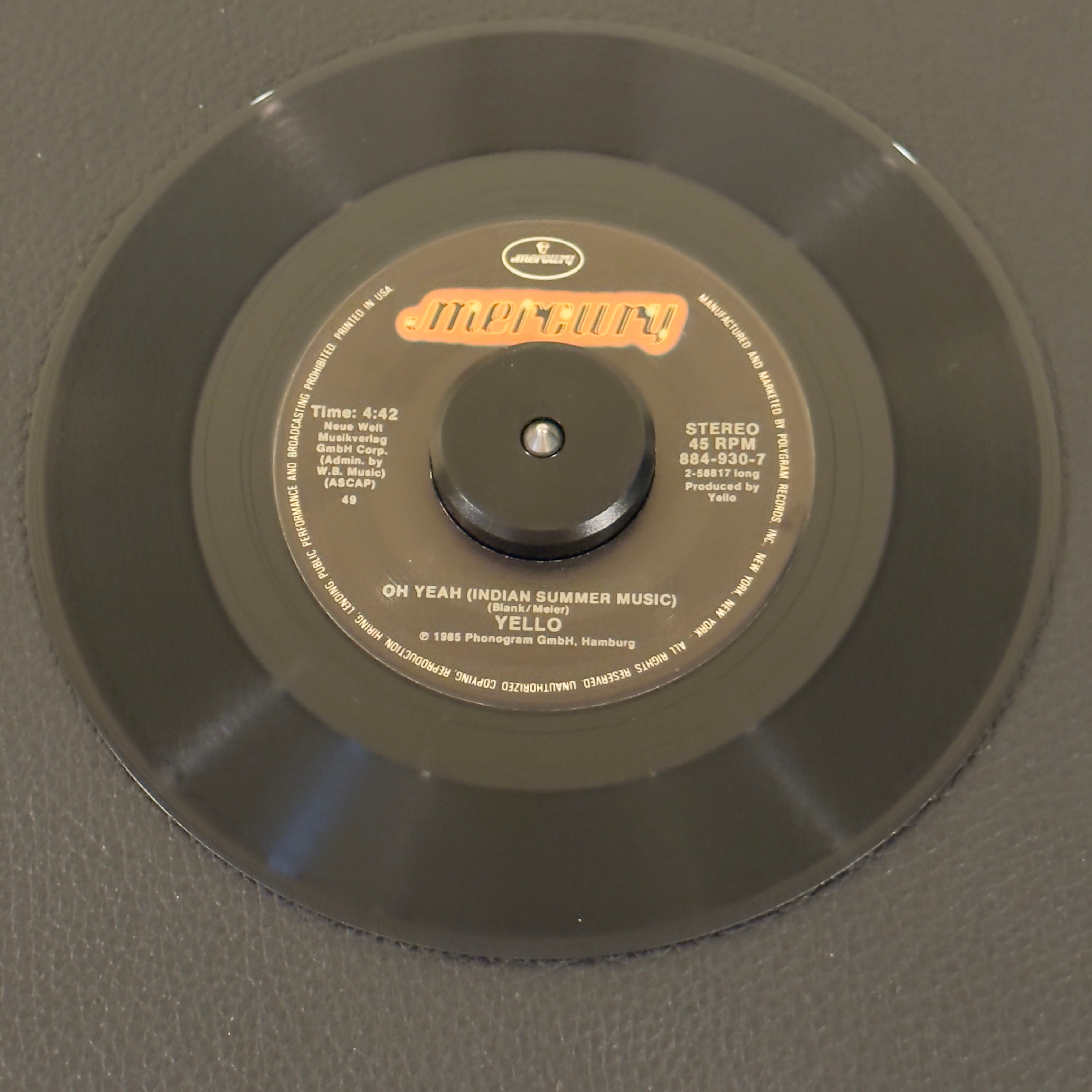 Yello - Oh Yeah / Oh Yeah (Indian Summer Music)