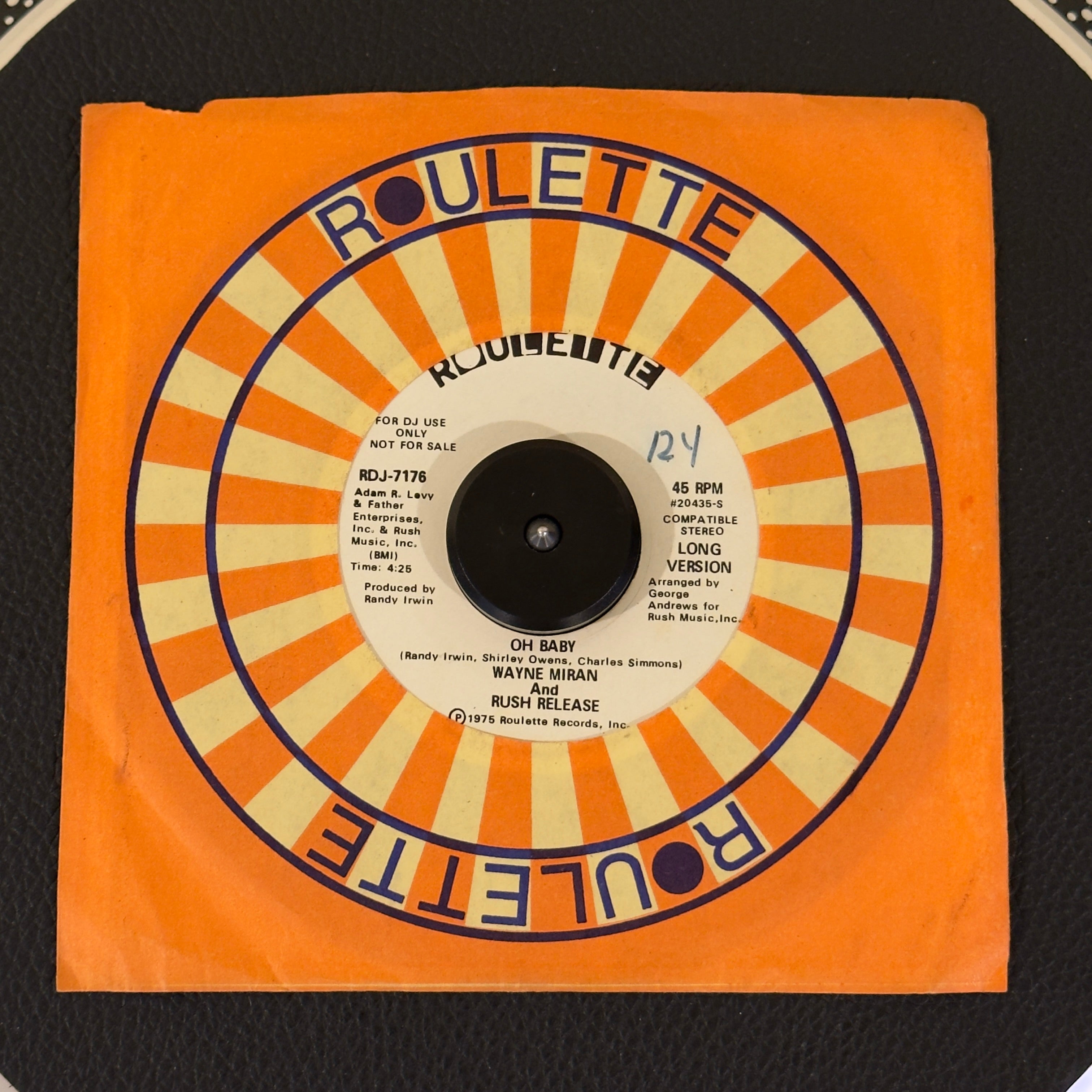 Miran, Wayne and Rush Release - Oh Baby / Oh Baby