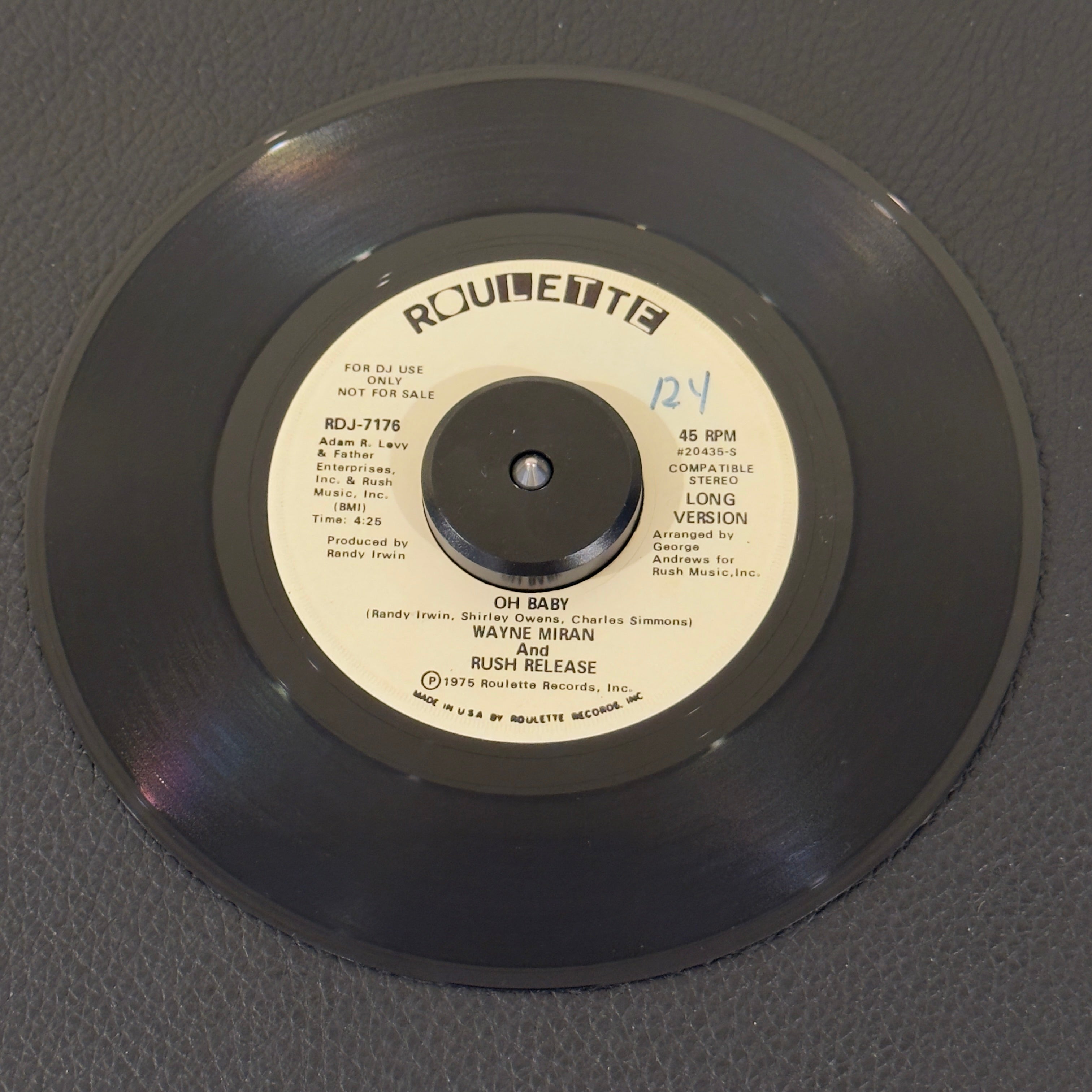 Miran, Wayne and Rush Release - Oh Baby / Oh Baby