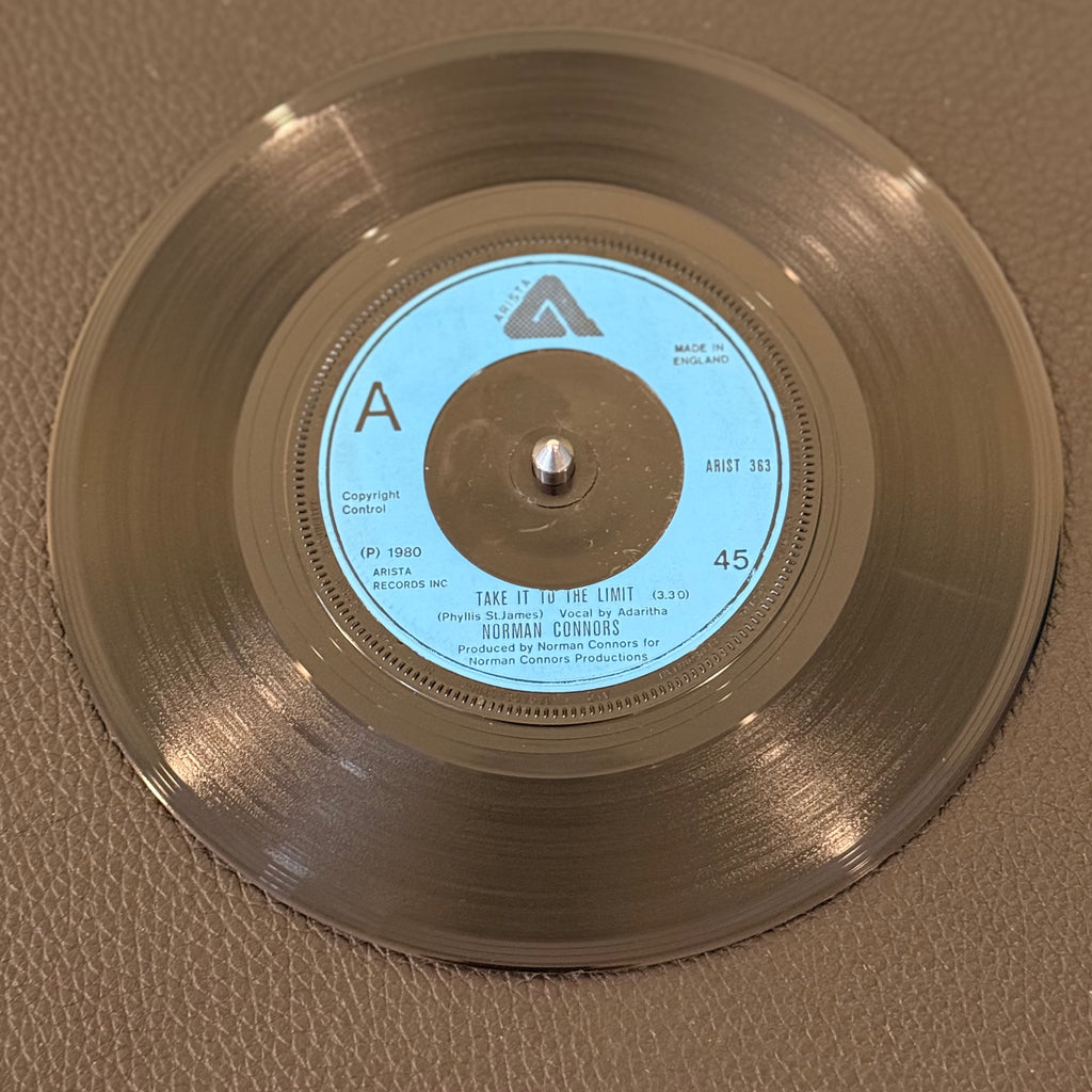7" vinyl record by Connors, Norman featuring "Take It To The Limit/Black Cow", released on Arista (ARIST 363), in VG+ (Very Good Plus) condition, classic analog collectable for turntable playback. Includes Arista sleeve. UK Pressing.
