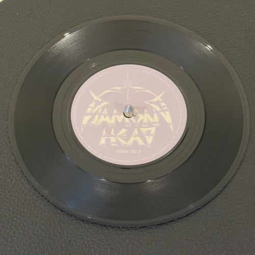 7" vinyl record by Diamond Head featuring "In The Heat Of The Night/Play It Loud", released on MCA Records (DHM 102 / MSA 23), in VG+ (Very Good Plus) condition, classic analog collectable for turntable playback. UK Pressing. Pic Sleeve Included. Gatefold - 2X Vinyl.
