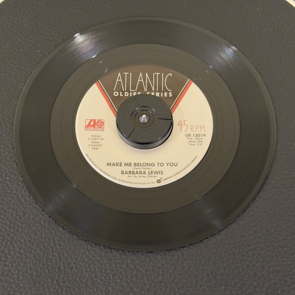 7" vinyl record by Lewis, Barbara featuring "Hello Stranger/Make Me Belong To You", released on Atlantic Old Series (OS 13019), in VG+ (Very Good Plus) condition, classic analog collectable for turntable playback. Atlantic Oldies Series Reissue.   Includes original Oldies Series sleeve.