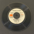 7" vinyl record by Mendes, Sergio & Brasil '66 featuring "For What It's Worth/Viramundo", released on A&M Records (1209), in VG (Very Good) condition, classic analog collectable for turntable playback. Rare Promo Copy!  Original A&M sleeve included.