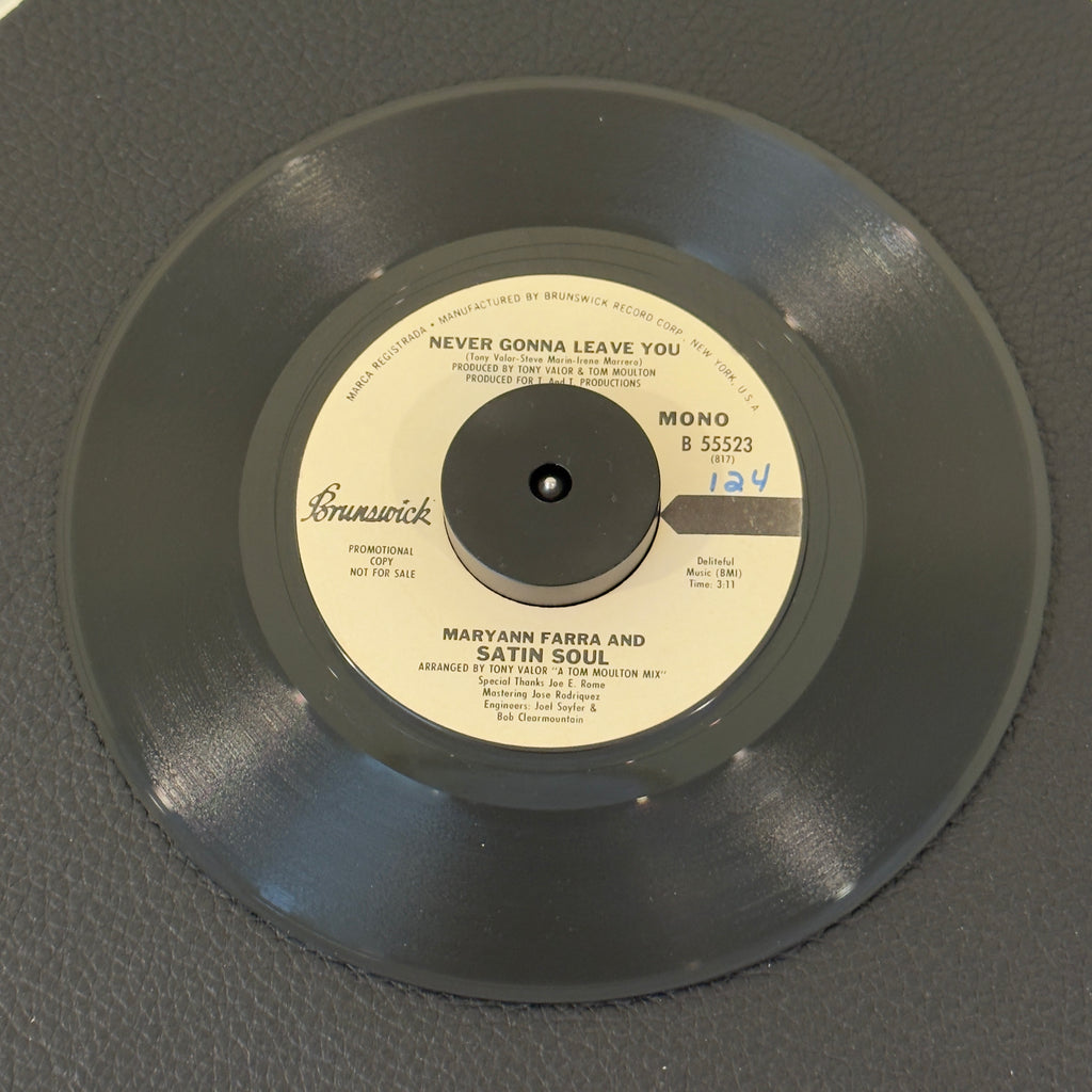 Farra, Maryann & Satin Soul - Never Gonna Leave You (Stereo) / Never G