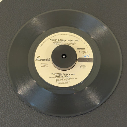 Farra, Maryann & Satin Soul - Never Gonna Leave You (Stereo) / Never G
