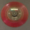 7" vinyl record by Fats Domino featuring "Yes, My Darling/Don't You Know I Love You", released on Imperial (X5492), in VG (Very Good) condition, classic analog collectable for turntable playback. Red Vinyl.